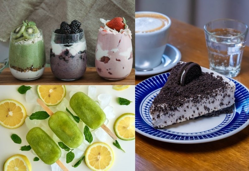 Summer, Coolers, Popsicles, Yogurt, Freezer Cake